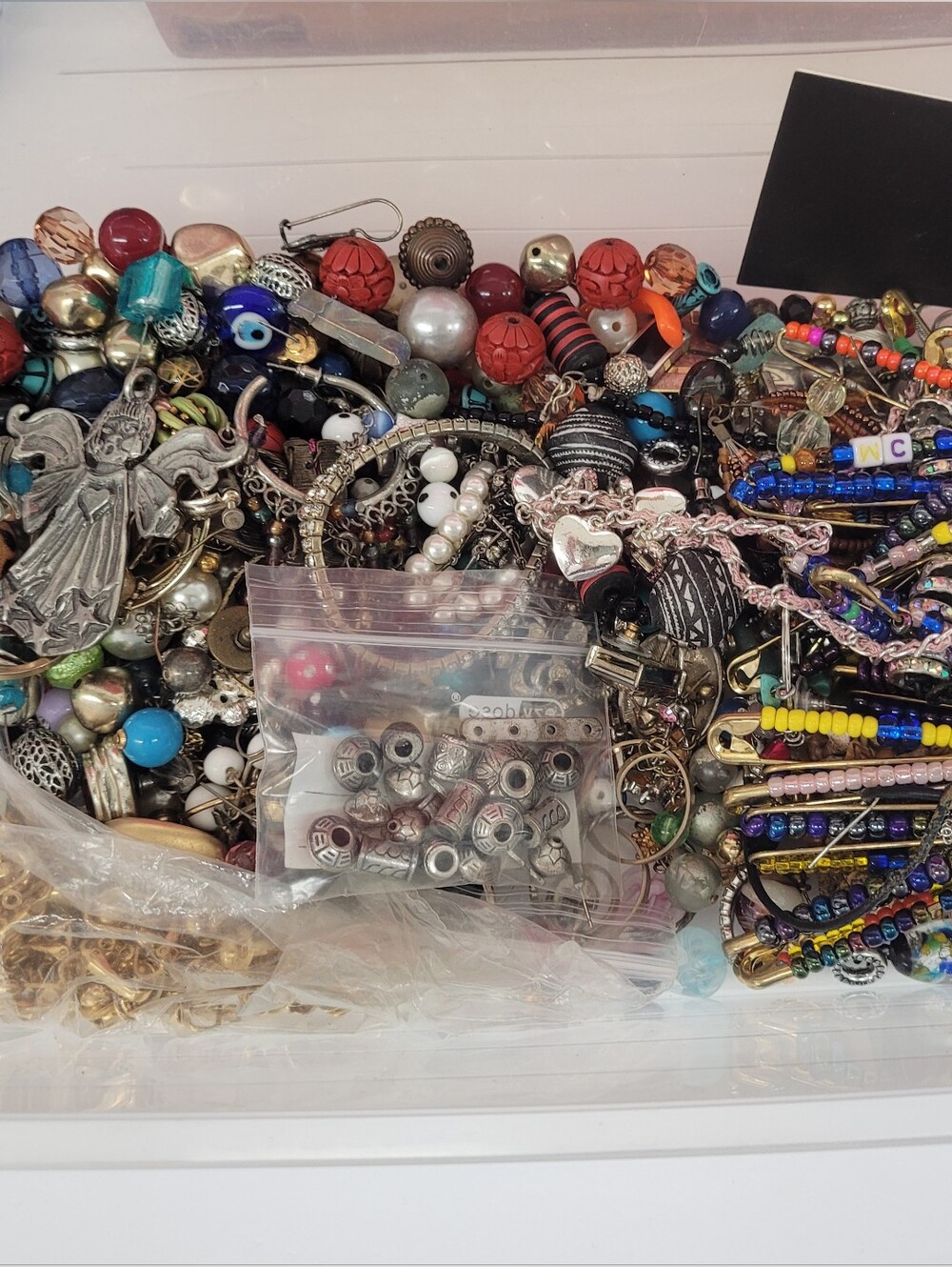 Craft Jewelry Lot. Aprx 3.5lbs. Untested